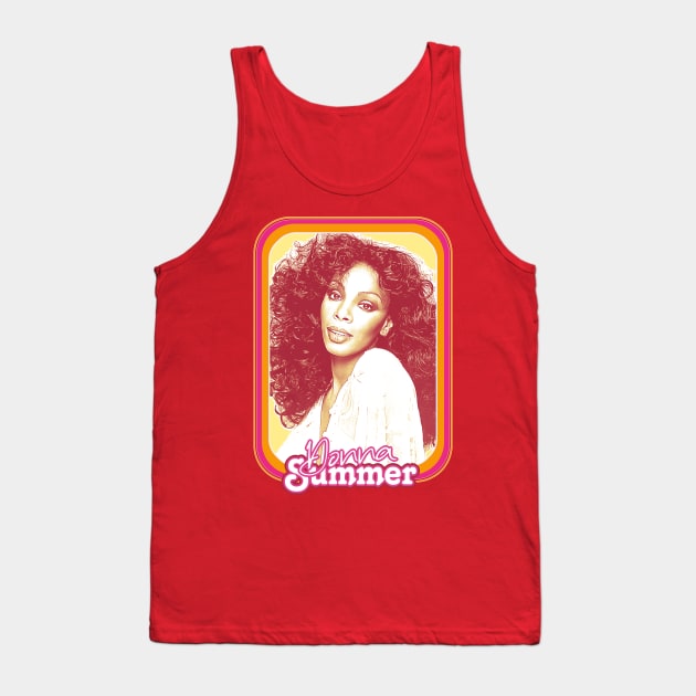 Donna Summer \/\/\/ Retro Style Fan Art Design Tank Top by DankFutura